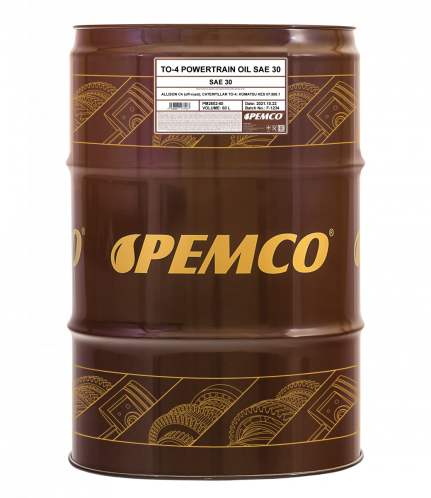 PEMCO TO-4 Powertrain Oil SAE 30W