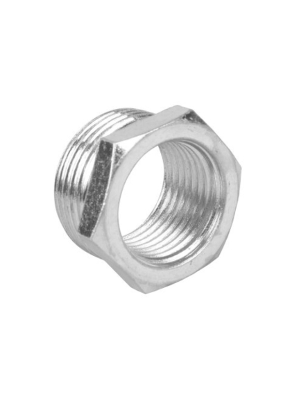 Переходник резьбовой, 1/2" BSP (F) x 3/4" BSP (M)